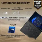 Lenovo ThinkPad E16 Gen 3 Intel® Core Ultra 5 225H | 8GB DDR5 RAM ; 512GB NVMe SSD | 16-inch WUXGA IPS Display | Intel® UHD Graphics | DOS | ECLIPSE BLACK - Image 7