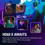 Elgato HD60 X Capture Card – Stream and Record in Stunning 4K60 HDR10 Passthrough, 1080P60 HDR Recording, Unlimited Capture, and VRR for Smooth, Lag-Free Gameplay. Supports cross-platform streaming to Twitch, YouTube & more with ultra-low latency - Image 3