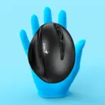 Genius Ergo 8300S Wireless Vertical Ergonomic Silent Mouse, 2.4GHz Connection, 7 Buttons, Adjustable DPI (1000/1200/1600), Up to 10m Range, Silent Click, Includes Batteries | BLACK - Image 6