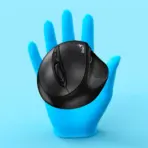Genius Ergo 8300S Wireless Vertical Ergonomic Silent Mouse, 2.4GHz Connection, 7 Buttons, Adjustable DPI (1000/1200/1600), Up to 10m Range, Silent Click, Includes Batteries | BLACK - Image 7