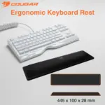 COUGAR FORT X Ergonomic Keyboard Wrist Rest - Premium Memory Foam Cushion , Anti-Slip Wave Rubber Base , 445mm Extended Comfort Design for Gamers & Professionals