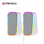FANTECH GS304 Groove Dual Mode RGB Gaming Speaker – 6W (3W x 2), RGB Lighting, Dual Connectivity (3.5mm & USB), Wireless Support, Compatible with PC, Mobile & Cameras, White - Image 3