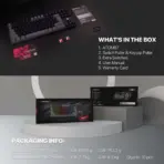 FANTECH MK876V2 ATOM87 RGB Mechanical Keyboard SUMI Edition Black With 13 Mode Spectrum RGB, 87 TKL Keys, 25 Key Anti-Ghosting, 3 Pin Hot Swappable Red Or Blue Switches - Image 5