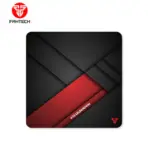 FANTECH MP456 Vigil Gaming Mouse Pad – 450x450x4mm, Slick Water-Repellent Speed Surface, Anti-Slip Rubber Base with Wave Structure, Durable Sewed Edges, Comfortable Cushioning, Black - Image 2