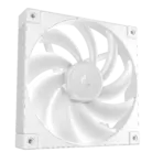 DeepCool FD12 ARGB 120mm Fan 3-Pack with Daisy Chain 8-Pin Cable, PWM Control, 63.6 CFM Airflow, Gen 2 Addressable RGB, Quiet Hydraulic Bearings | WHITE - Image 18