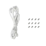 DeepCool FD12 ARGB 120mm Fan 3-Pack with Daisy Chain 8-Pin Cable, PWM Control, 63.6 CFM Airflow, Gen 2 Addressable RGB, Quiet Hydraulic Bearings | WHITE - Image 19