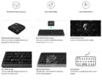A4TEACH FK11  Compact Keyboard -  Multimedia Hot Keys Access - Spill Proof - Laser Inscribed Round-Square Keys  - Image 2