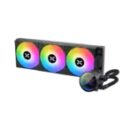 FENIX II 360 AIO Liquid CPU Cooler With Infinity Mirror Pump, 360mm Aluminum Radiator, 2600RPM Ceramic Bearing Pump, ARGB Fans, Intel And AMD Support - Image 3