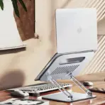 Folding Portable Desktop Laptop Holder Multi-Angle Adjustable Aluminum Alloy Notebook Stand - Image 3