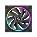 DeepCool FL12-3 IN 1 ARGB PWM Fan Kit, 120mm x3, 500–2150 RPM, 55 CFM, ≤32 dB, Fluid Dynamic Bearing, 36 Gen2 LEDs, PBT Frame, 8-Pin Daisy Chain, Anti-Vibration Pads | BLACK - Image 11