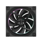 DeepCool FL12-3 IN 1 ARGB PWM Fan Kit, 120mm x3, 500–2150 RPM, 55 CFM, ≤32 dB, Fluid Dynamic Bearing, 36 Gen2 LEDs, PBT Frame, 8-Pin Daisy Chain, Anti-Vibration Pads | BLACK - Image 12
