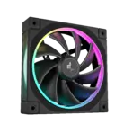 DeepCool FL12-3 IN 1 ARGB PWM Fan Kit, 120mm x3, 500–2150 RPM, 55 CFM, ≤32 dB, Fluid Dynamic Bearing, 36 Gen2 LEDs, PBT Frame, 8-Pin Daisy Chain, Anti-Vibration Pads | BLACK - Image 13