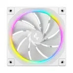 DeepCool FL12R 120mm 3 Fans ARGB Reverse Blade , 500–2150 RPM, 55 CFM, ≤33.9 dB, Fluid Dynamic Bearing, Gen2 LEDs, PWM + ARGB Sync 8-Pin, Anti-Vibration, Durable PBT Frame | WHITE - Image 10