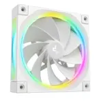 DeepCool FL12R 120mm 3 Fans ARGB Reverse Blade , 500–2150 RPM, 55 CFM, ≤33.9 dB, Fluid Dynamic Bearing, Gen2 LEDs, PWM + ARGB Sync 8-Pin, Anti-Vibration, Durable PBT Frame | WHITE - Image 12