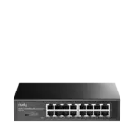 CUDY FS1016 16-Port 10/100 Mbps Ethernet Switch | VLAN & Extend Mode up to 250m | Metal Casing | 3.2Gbps Capacity | Rackmount | Power Saving | Plug & Play - Image 2