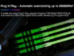 Kingston FURY Renegade RGB 64GB DDR4 3200 MHz RAM Kit (2 x 32GB) 288-pin DIMM CL16 1.35 V RGB LED Memory with Heatsink , XMP & AMD (KF432C16RBAK8/256) - Image 2