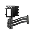 Fractal Flex 2 Vertical GPU Bracket With PCIe 4.0 X16 Riser, 195mm Cable, 4-Slot GPU Support, Bridgeless ATX Case Compatibility |  Black ~ FD-A-FLX2-001  - Image 9