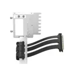 Fractal Flex 2 Vertical GPU Bracket With PCIe 4.0 X16 Riser, 195mm Cable, 4-Slot GPU Support, Bridgeless ATX Case Compatibility | WHITE ~ FD-A-FLX2-002 - Image 8