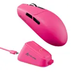 ATTACK SHARK G3 PRO Tri-Mode Wireless Gaming Mouse with RGB Charging Dock, 25,000 DPI, Ultra-Light 59g, PAW3311 Sensor, Omron 100M Switches – Berry Red - Image 8