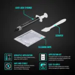 GAMDIAS XC5 PERFORMANCE THERMAL COMPOUND 4g : Nano-diamond Base Material ; 3-in-1 Application Kit ; Non-Electrically Conductive ; -50℃~220℃ Temp Range ; <0.1 Thermal Impedance | SILVER 