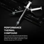 GAMDIAS XC5 PERFORMANCE THERMAL COMPOUND 4g : Nano-diamond Base Material ; 3-in-1 Application Kit ; Non-Electrically Conductive ; -50℃~220℃ Temp Range ; <0.1 Thermal Impedance | SILVER  - Image 3