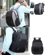   Laptop Backpack  Business / Travel | Expandable |  USB Charging Port | 15.6" | Waterproof | Password Lock Anti-theft | Lightweight | GREY - Image 14