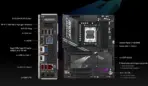 GIGABYTE X870 AORUS ELITE WIFI7 AM5 LGA 1718, ATX, DDR5, 4x M.2, PCIe 5.0, USB4, Wi-Fi 7, 2.5GbE LAN, EZ-Latch ; Supports AMD Ryzen™ 9000 / 8000 / 7000 Series Processors - Image 4