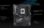 GIGABYTE X870 AORUS ELITE WIFI7 AM5 LGA 1718, ATX, DDR5, 4x M.2, PCIe 5.0, USB4, Wi-Fi 7, 2.5GbE LAN, EZ-Latch ; Supports AMD Ryzen™ 9000 / 8000 / 7000 Series Processors - Image 2