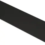 Glorious Large Extended Gaming Mouse Pad/Mat - Stealth Edition - Long Black Cloth Mousepad, Stitched Edges | 28x91 cm (G-E-Stealth)