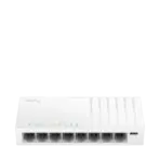 GS108U 2.0 8-Port Gigabit Ethernet Switch with USB-C Power | 170m Extended Gigabit Range | 16Gbps Switching Capacity | Jumbo Frame Support | Low-Power Desktop & Wall-Mount Network Switch - Image 2