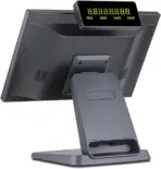 GSAN MOV T3 Retail ALL in One POS Terminal Machine for Business With Wi-Fi, Point of Sale Cash Register with Intel® Core i5 - 5ᵗʰ Gen , 8GB Memory, and 265GB SSD , 15.6″ Touch Screen +  LED8N 11 Digit Customer VFD Display  - 4 USB , VGA , Serial Com , RJ45 Ports – BLACK - Image 10