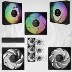 Gamdias Notus M1-1203 ARGB 3-Pack 120mm PWM Fans With 400-1600 RPM, 57.56 CFM Airflow, Hydraulic Bearing, Optional Reversible Blades Included (intake ↔ exhaust) , Low Noise 25dBA, And Motherboard ARGB Sync | BLACK  - Image 12