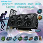GIGABYTE GeForce RTX 5060 OC Low Profile 8GB GDDR7 128-Bit PCIe 5.0 Graphics Card – 2512MHz Boost – 3840 CUDA Cores – 182mm Compact – 4x Display – DLSS 4 | GV-N5060OC-8GL
