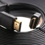 Flat HDMI Cable 3M | Ultra HD 4K x 2K, 3D-Ready, High-Speed v1.4, ARC, Ethernet | Tangle-Free for PC, TV, Projector, Notebook, Console | Full HD Video & Audio Sync - Image 2