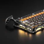 GravaStar Mercury K1 Pro 75% Mechanical Keyboard With Aluminum Alloy Body, Kailh Speedy Mint Linear Switches, Dual RGB, Tri-Mode Wireless, 8000mAh Battery, Windows OS & mac OS | CyberFlare - Image 11