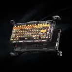 GravaStar Mercury K1 Pro 75% Mechanical Keyboard With Aluminum Alloy Body, Kailh Speedy Mint Linear Switches, Dual RGB, Tri-Mode Wireless, 8000mAh Battery, Windows OS & mac OS | CyberFlare - Image 15