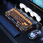 GravaStar Mercury K1 Pro 75% Mechanical Keyboard With Aluminum Alloy Body, Kailh Speedy Mint Linear Switches, Dual RGB, Tri-Mode Wireless, 8000mAh Battery, Windows OS & mac OS | CyberFlare - Image 16