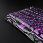 GravaStar Mercury V75 Lite Transparent 75% Keyboard with RGB Blackcore HE Magnetic Switch Keyboard, Wired Low-Latency, 0.01mm Precision, Adjustable Actuation, Rapid Trigger, Hot-Swappable, Windows & macOS ,| Transparent Black - Image 13