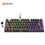 MEETION MK006 PRO 75% Mechanical RGB Keyboard – Hot-Swappable, Linear Switches, Volume Knob, Type-C Wired, Metal Top, 50M Keystrokes, Double Injection Keycaps - Image 2