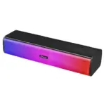 KISONLI I-630 RGB Bluetooth USB Gaming Speakers – Dual 3W Drivers, 10W Max Output, 2.0 Channel, PC/Laptop/Desktop Compatible, USB-Powered, RGB Light, Black - Image 4