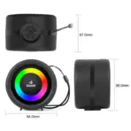KISONLI S16 RGB Bluetooth Speaker – Wireless 5W Output, 500mAh Battery, BT 5.0, Type-C Charging, RGB LED, Compact Portable Music Speaker for PC, Mobile, Outdoor Use - Image 5