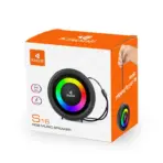 KISONLI S16 RGB Bluetooth Speaker – Wireless 5W Output, 500mAh Battery, BT 5.0, Type-C Charging, RGB LED, Compact Portable Music Speaker for PC, Mobile, Outdoor Use - Image 7