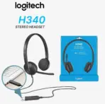 Logitech H340 USB Computer Headset With Digital Stereo Sound, Noise-Canceling Bi-Directional Microphone, Adjustable Lightweight Headband, Plug-And-Play USB-A Connection, for Windows and Mac | BLACK - Image 9
