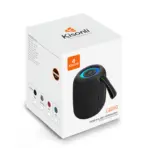 KISONLI Q26 RGB Music Speaker Black | 10W Portable Bluetooth Speaker | 1200mAh Battery | RGB Lighting | Memory Card Support | For Mobile, PC, Outdoor & Karaoke Use - Image 3