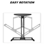 NB P65 Cantilever TV Wall Mount ; Fits 55″–85″ Flat Panels ; Full Motion Tilt +8°/-5°, Swivel 180°, Rotation ±4°, Max Load 68.2 kg, Max Extension 500 mm, Powder-Coated Steel - Image 6