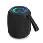 KISONLI Q26 RGB Bluetooth Speaker – 10W Output, 1200mAh Battery, BT 5.3+EDR, TWS, USB/TF/FM/U-Disk Support, RGB LED, Portable ABS Speaker for Outdoor, PC, Phone