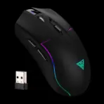 GAMDIAS HADES M3 RGB Wireless Gaming Mouse ; low-latency 2.4GHz Wireless, Wired USB Type-C to A, and Bluetooth Connections ; Lightweight 79-gram ; 7 Keys ; Adjustable 10000 DPI Advanced Gaming Optical Sensor | BLACK - Image 6