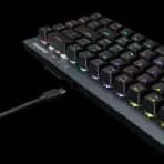 GAMDIAS HERMES M4 Gaming Mechanical Keyboard 65% Form Factor , Hotswappable Red Switch , 20 RGB Effects ,Anti-ghosting With N-key Rollover , Software Customizable Macro Key , Metal Contoured Finish - Image 11