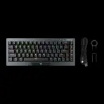GAMDIAS HERMES M4 Gaming Mechanical Keyboard 65% Form Factor , Hotswappable Red Switch , 20 RGB Effects ,Anti-ghosting With N-key Rollover , Software Customizable Macro Key , Metal Contoured Finish - Image 10