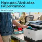 HP Color LaserJet Pro MFP 3303sdw - Wireless, Print, Scan, Copy Multifunction Printer with 25 ppm ; Automatic Duplex 2-Sided Printing ; True-to-Life Colors ; Built-in dual-band Wi-Fi ; Hi-Speed USB 2.0 & 10/100Base-TX Ethernet | 499M6A - Image 4